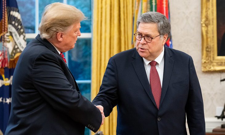 President Trump and Attorney General Barr