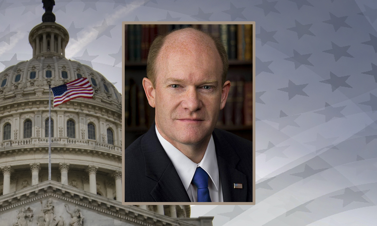 Chris Coons, Senator from Delaware