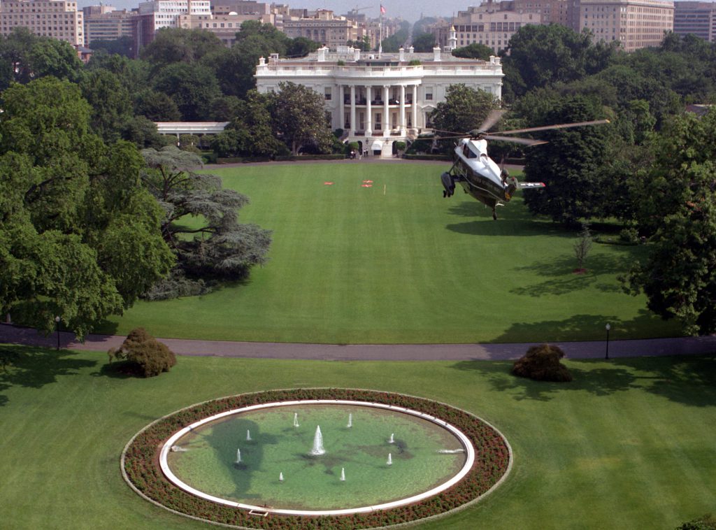 Marine One South Lawn