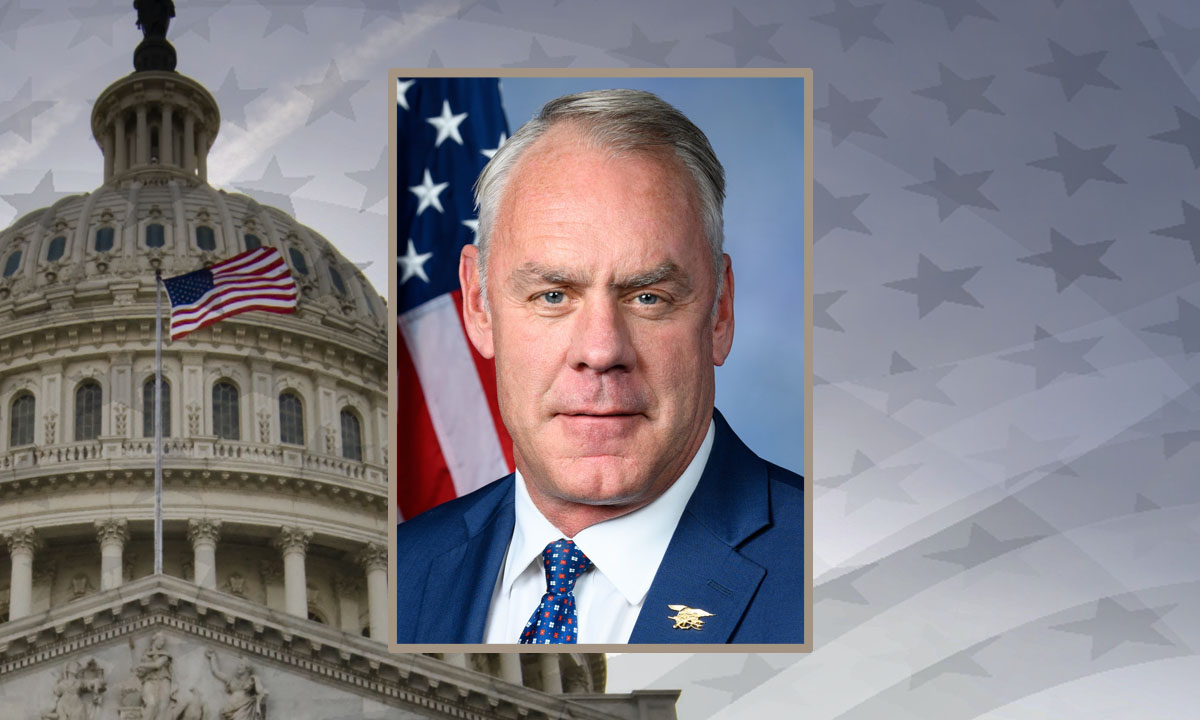 Ryan Zinke, Representative for Montana