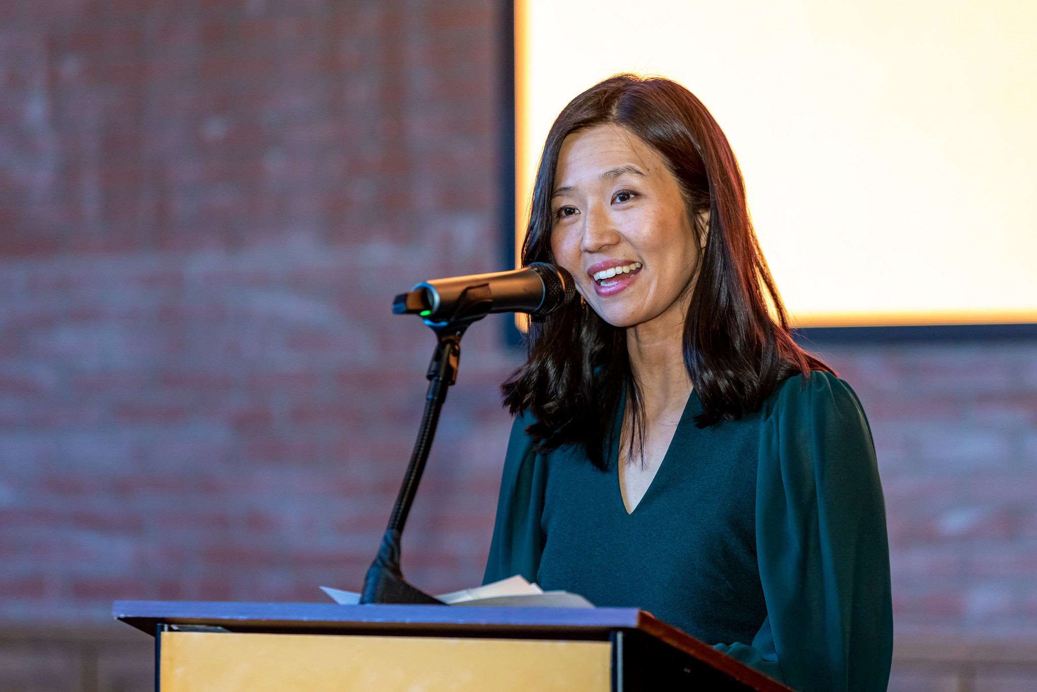 Boston Mayor Michelle Wu Speaking