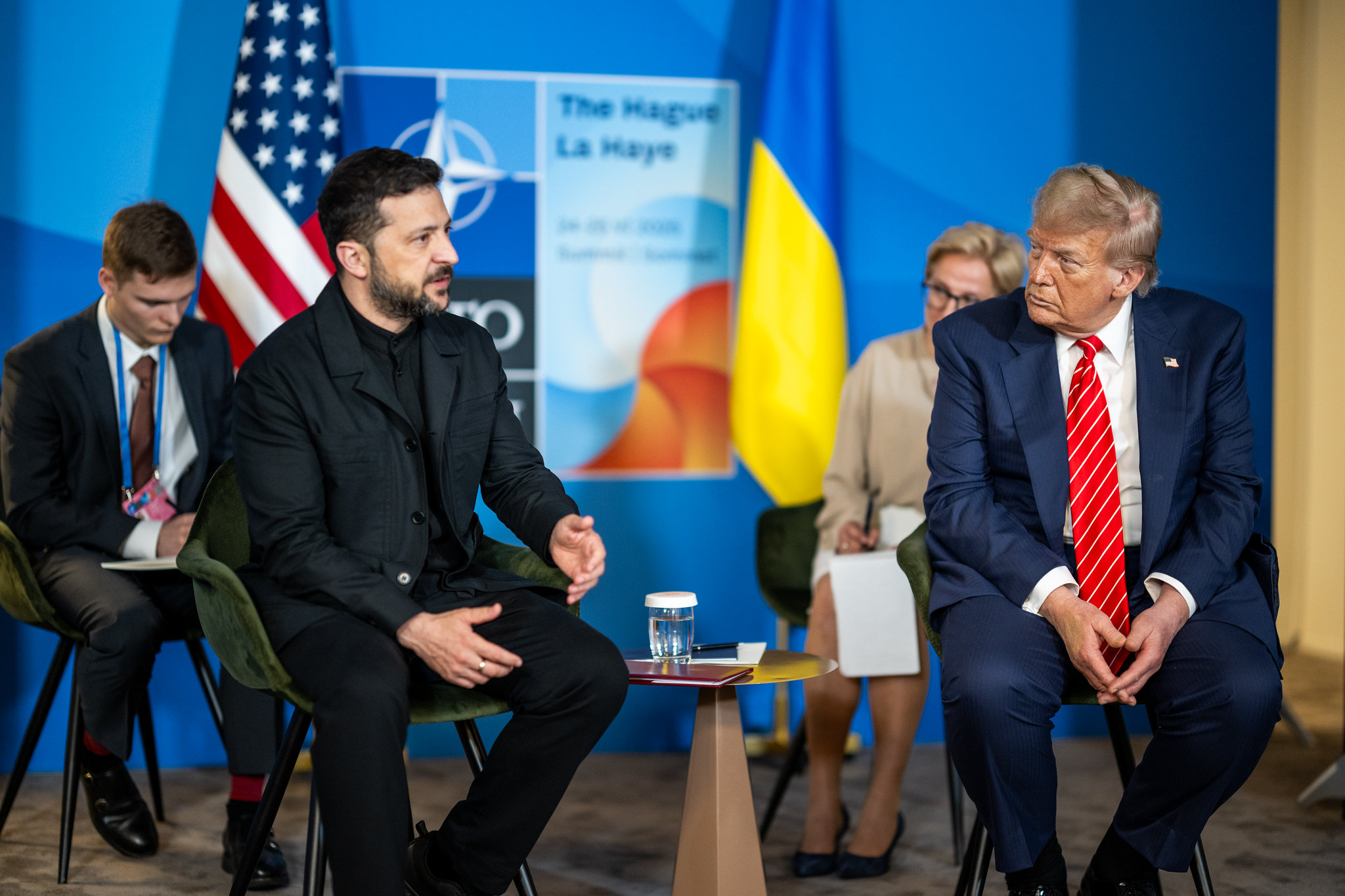 President Trump and President Zelenskyy Meeting Together